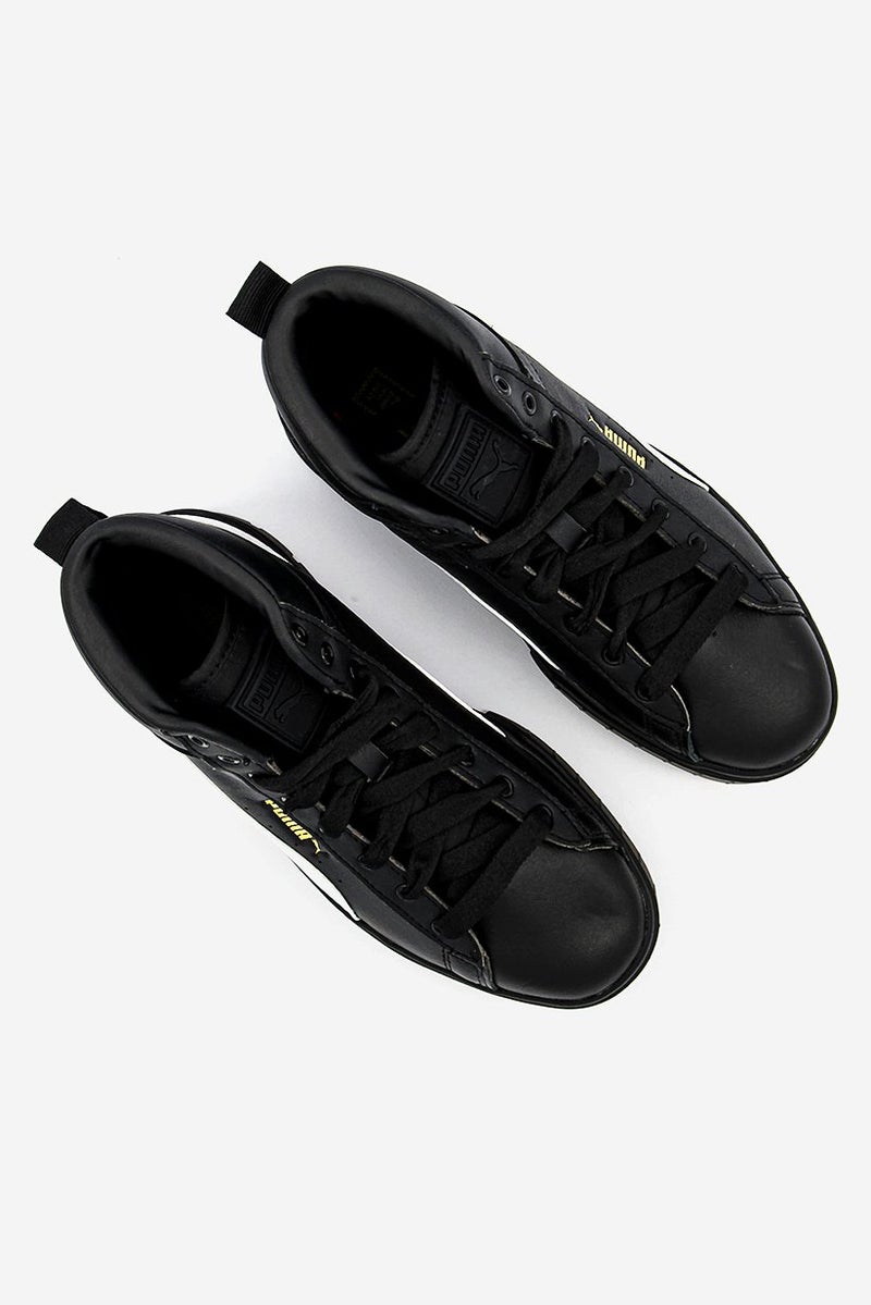 PUMA Women Mayze Mid Lace Up Shoes, Black - Image 4