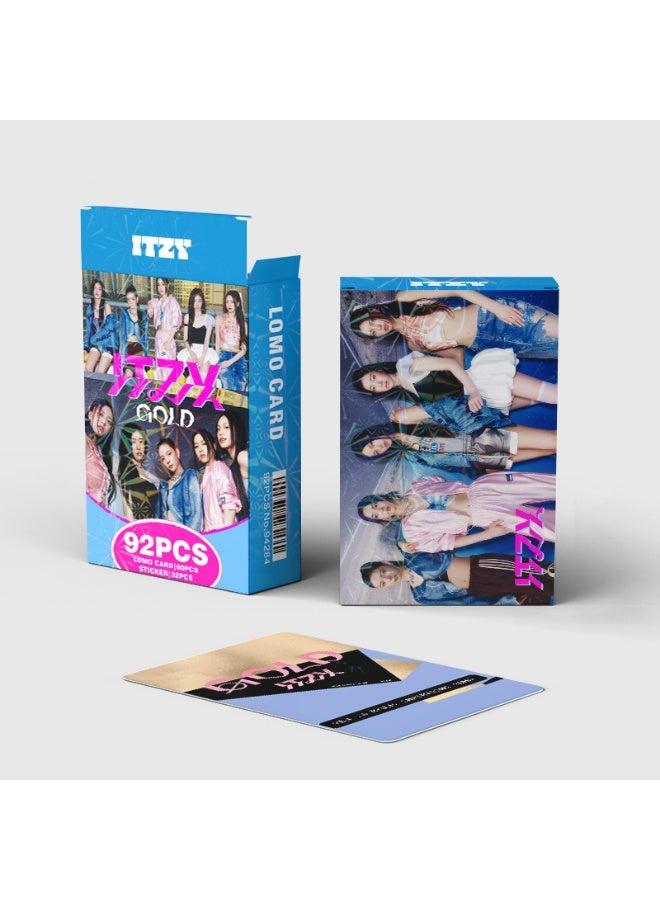 NIBEMINENT 92 Pcs Kpop ITZY Lomo Cards Card For Fans Collection Gifts - Image 2