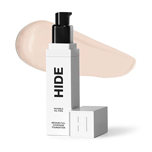 HIDE PREMIUM Liquid Foundation MultiUse Waterproof Foundation MediumFull Coverage Foundation Shades for All Skin Types See Shade Finder Chiffon 1 fl oz