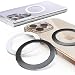 volport 4Pcs Metal Ring for Magsafe Sticker UltraThin03mm Mag Safe Adapter for Magnetic Pop Socket Phone Grip Wallet Car Mount Universal Adhesive MagSafe Ring KitNo Magnet for iPhone Samsung Case - Image 2