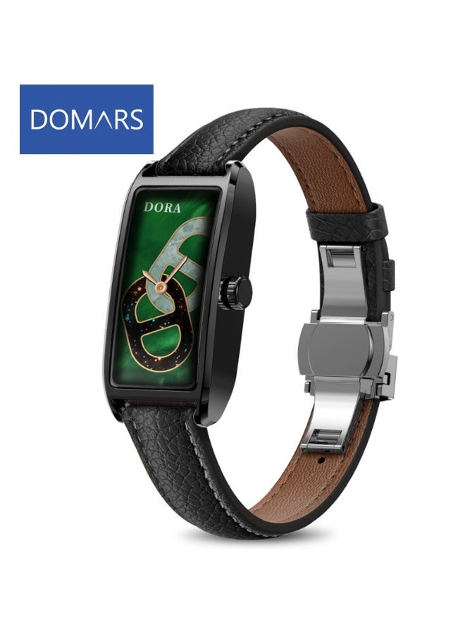 Domars Smart Watch for Women 1.13-inch AMOLED Display 30-Day Ultra-Long Battery Life 12 Sports Modes Bluetooth 5.2 Calling Support IP68 Water Resistance Sleep Monitoring for iPhone /Android Outdoor Sports Walking, Running Smartwatch Designed - Image 1