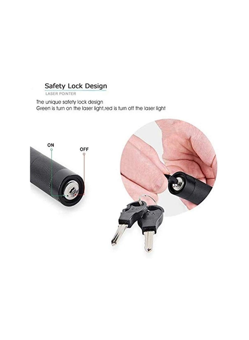 مؤشر ليزر قابل للتعديل بؤري مقاوم للماء قطعة واحدة، لعبة مؤشر ليزر للحيوانات الأليفة، قلم عرض صوتي، مؤشر فلكي، مناسب للصيد، اجتماعات المكتب، بدون بطارية - Image 3