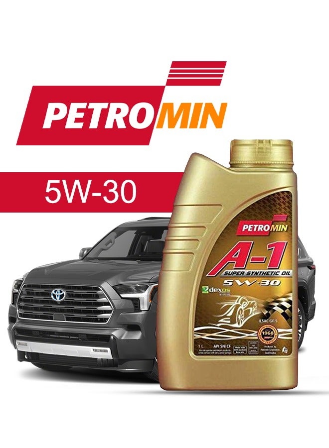 Petromin Engine Oil – For TOYOTA Sequoia  2024 - 2008, 8 Liter,  5w30 Petromin - With Engine Oil Filter - 2008 2009 2010 2011 2012 2013 2014 2015 2016 2017 2018 2019 2020 2021 2022 2023 2024