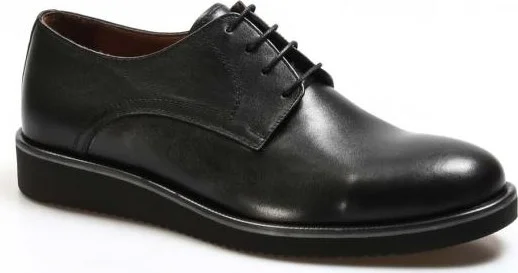 فاست ستيب Genuine Leather Black Men's Oxford Shoes 822ma050