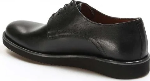 فاست ستيب Genuine Leather Black Men's Oxford Shoes 822ma050