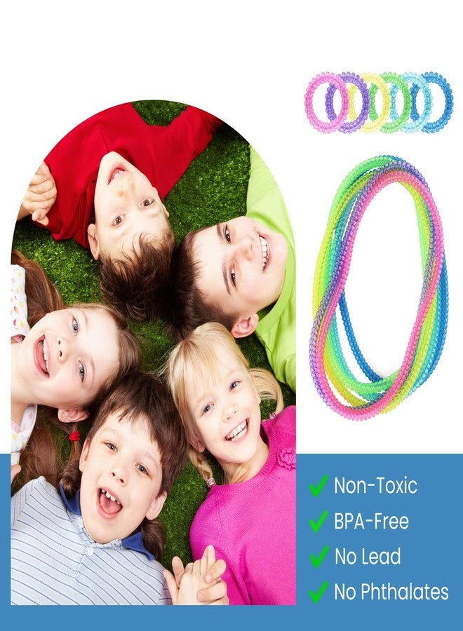 Sallurna Sensory Fidget Necklace for Boys and Girls, 12 Pack Stretch Coil Necklaces for Kids with Autism ADHD SPD, Oral Motor Aids Fidgets Toy Reduce Fidgeting for Kids, Teens - Image 5