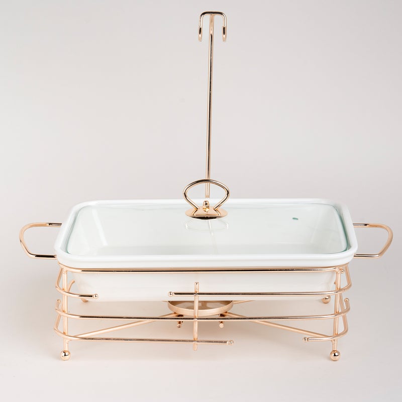 La Mesa Rectangle Casserole With Warmer Stand - Image 1