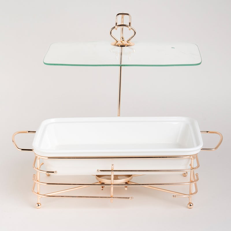 La Mesa Rectangle Casserole With Warmer Stand - Image 2