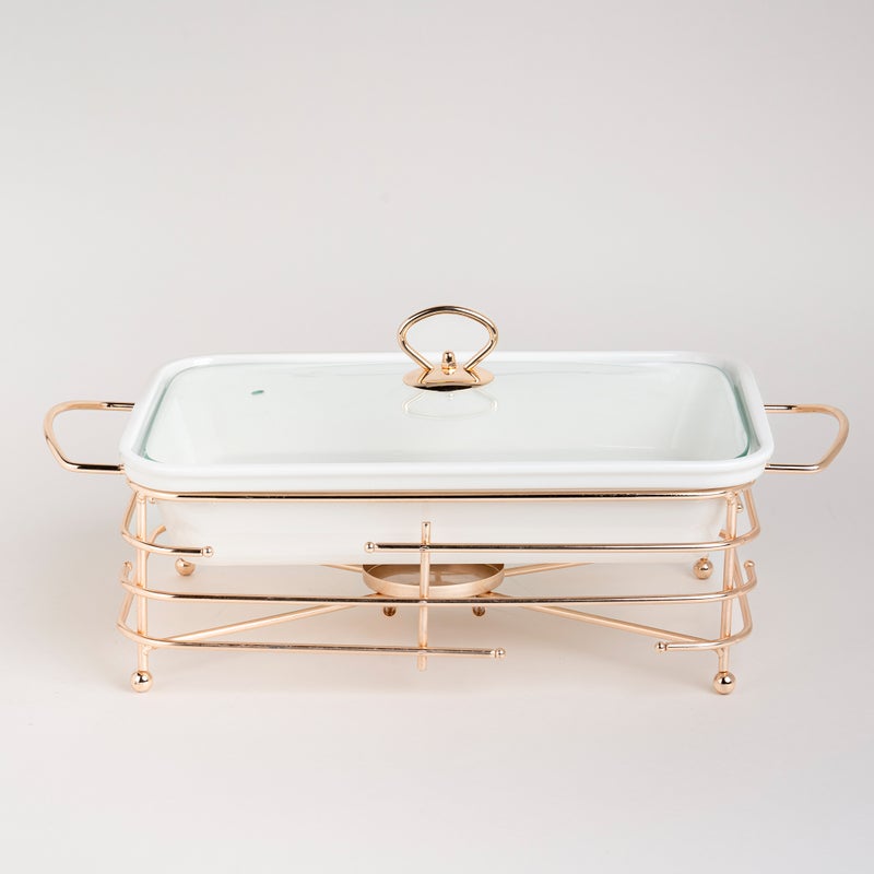 La Mesa Rectangle Casserole With Warmer Stand - Image 5