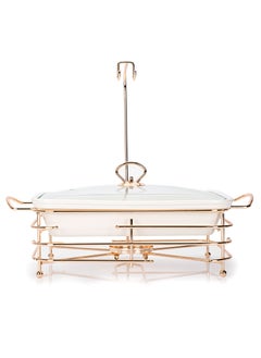 La Mesa Food Warmer Set With Candle Stand Rectangular  - Image 3