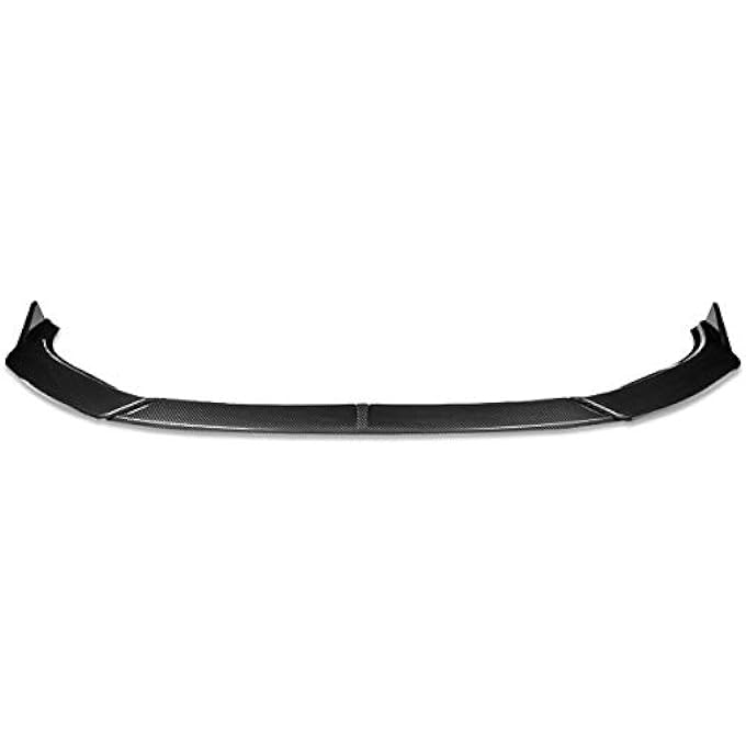 Auto Dynasty 3Pcs Car Front Bumper Lip Spoiler Wing Body Kit Compatible with Mazda 6 2019-2021, Carbon Fiber Look - Image 1