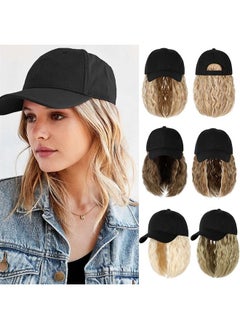 Baseball Cap Hair with 14 inch Wave Curly Bob Hairstyle Adjustable Wig Hat Attached Short Extensions Synthetic for Women Ginger Blonde Mix Bleach Blonde - pzsku/Z997E75509C64A2B7F8A2Z/45/_/1681638151/34f051c4-ada0-48d5-a2b9-c20eb48b9cec