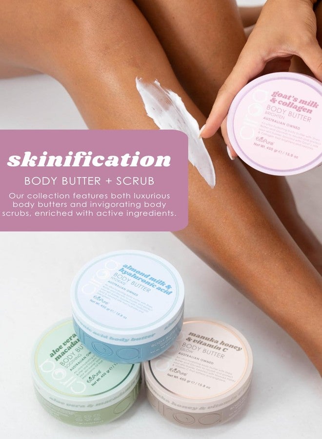 Ciroa Ultra-Hydrating Body Butter With Shea Butter And Glycerin Almond Milk And Hyaluronic Acid 15.8 oz - Image 2