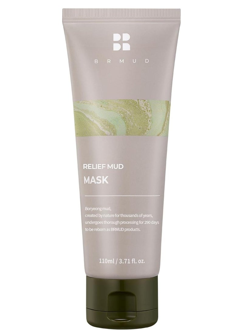 قناع الطين الإغاثة 110 مل ، قناع رطب المسام العميقة ورطب الوجه ، العناية بالبشرة - Image 1