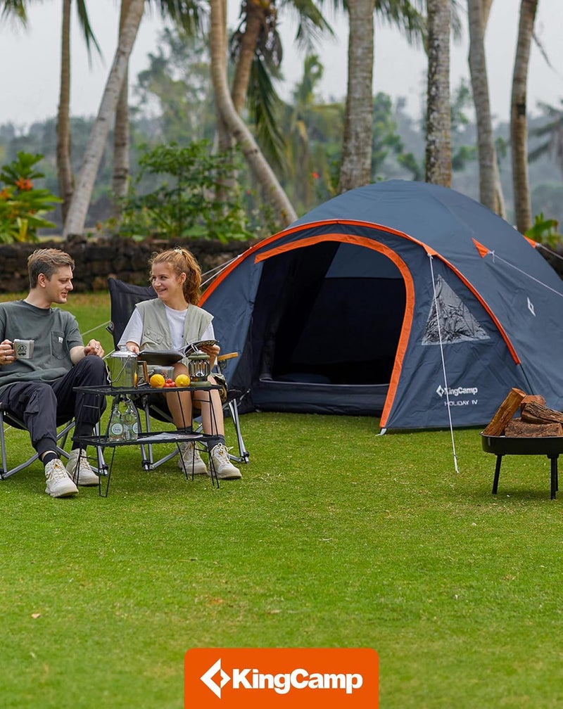 KingCamp Camping Tent 2-4 Man,120-135cm Higher Spacious Tent Lightweight PU3000mm Waterproof Backpacking Dome Tents Easy Set Up, for Family in Traveling, Camping and Outdoor - Image 4