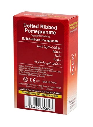 Warm Challenger Pomegranate Premium Condoms