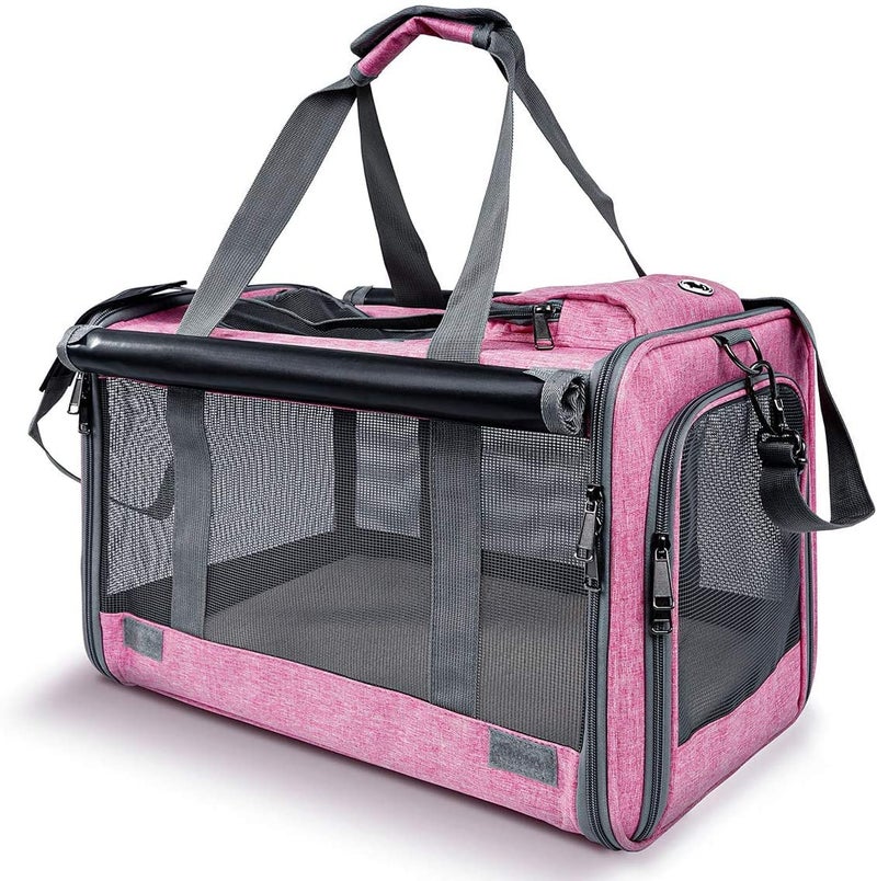 GAPZER Pet Carrier for Large and Medium Cats, Soft-Sided Pet Carrier for Big Medium Cats and Puppy Dog Carriers Cat Carriers, Pet Privacy Protection Travel Carrier - Image 1