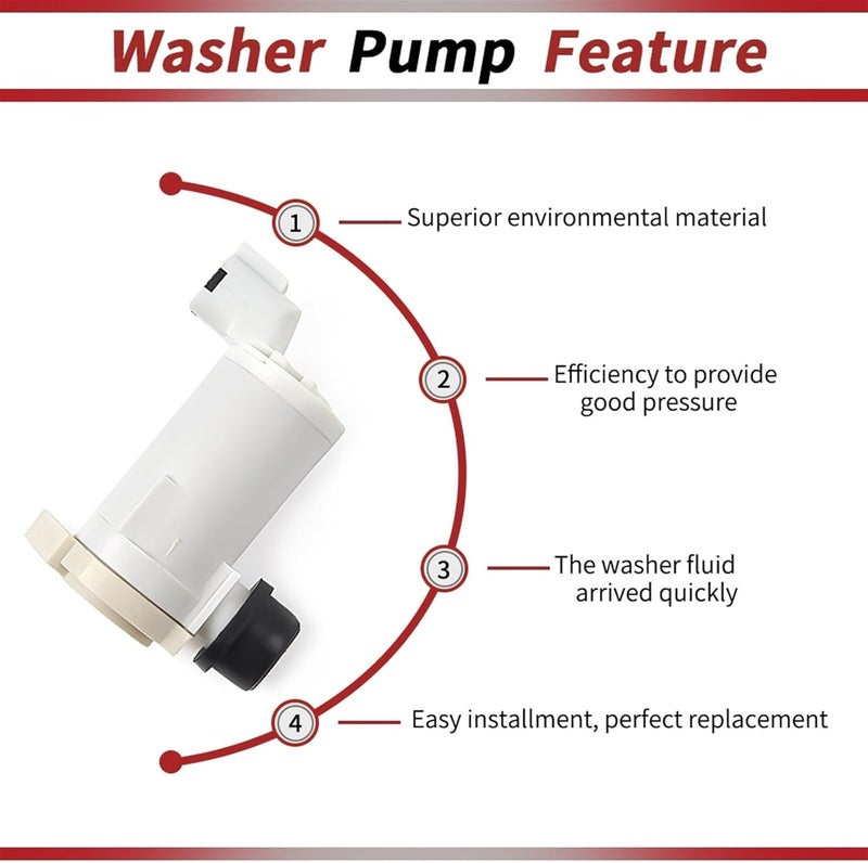 Wivplex Windshield Washer Pump for Nissan and Infiniti - Image 5