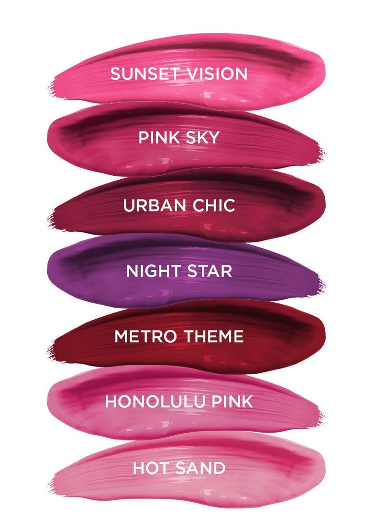 سي بي ترينديز أحمر شفاه للنساء بلمسة نهائية غير لامعة وثابتة تدوم طويلًا، حزمة 4 بألوان متعددة، طقم من 7 قطع بوزن 3.4 جرام، مجموعة هدايا احترافية من 7 ألوان للنساء/الفتيات - Image 2