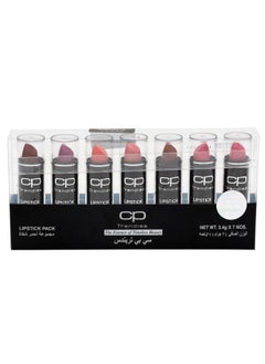 CP Trendies 7Pcs Lipstick 3.4g Pack -4 For Women, Multicolor for Women, Matte Finish Long Lasting Lipsticks, 7 Color Professional Lipstick Gift Set for Women/Girls  - Image 3