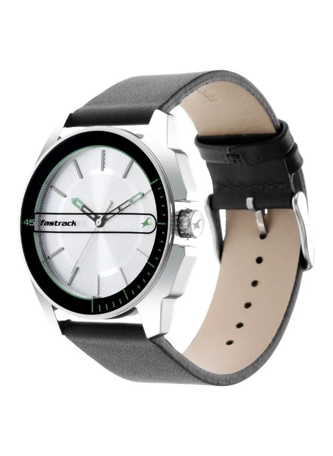 fastrack Men's Analog Round Shape Leather Wrist Watch - 3089SL15 - 47 Mm  - Image 3