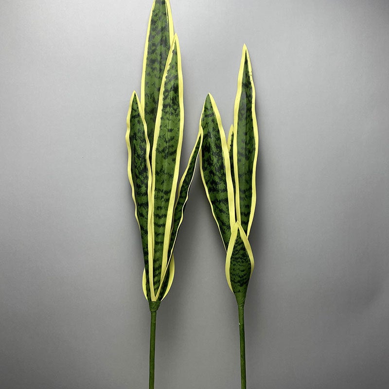 Simulated Tiger Orchid Single Potted Plant Decoration Indoor And Outdoor Home Green Plant Agave Sisal Bonsai Living Room Office - Image 3
