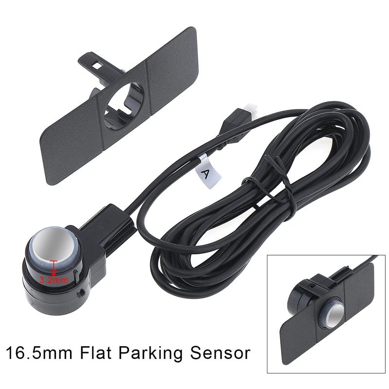 Generic ePathChina Car Reversing Radar System Premium Quality 4 Parking Sensors Car Reversing Radar System with Wings (Silver)  - Image 2