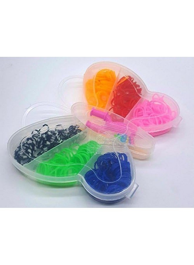 CraftDev Rainbow Color DIY Loom Band Kit (Butterfly Shape) - Image 2