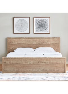 Home Box Curvy Plus Super King Bed 212 x 100 x 218 cm, Mattress Size - 200x200cm  - Image 1