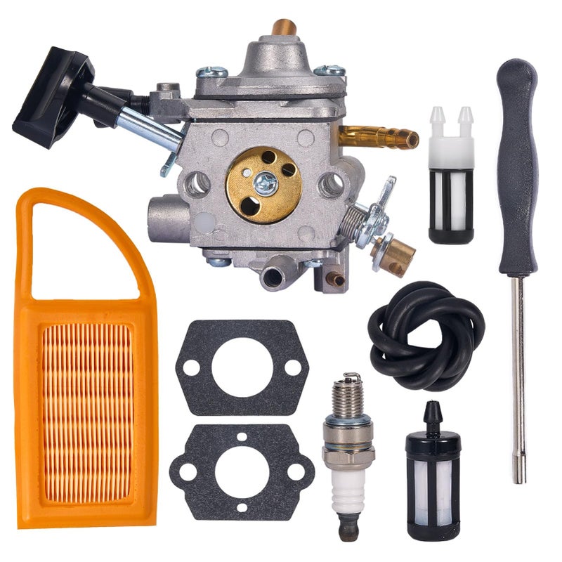 Mikatesi 42821200606 BR600 BR700 Carburetor Carb Kit for Stihl BR500 BR550 BR 500 550 600 Backpack Blower Leaf Blower Parts Replaces Zama C1QS183 C1QS184 42821200607 42821200608