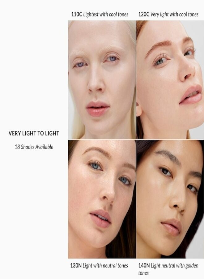 ريفي كريم أساس مرطب للبشرة من ريفي، مع حمض الهيالورونيك، درجة 120C - فاتح مع درجات لونية باردة، خفيف الوزن ومرطب للبشرة، 30 مل / 1 أونصة - Image 5