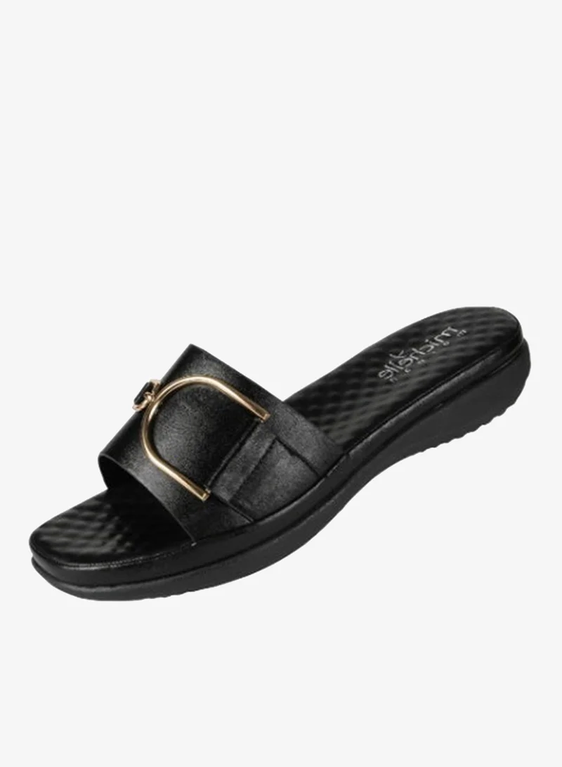 Michelle Morgan Black 092-2497 Michelle Morgan Ladies Casual sandals 214ZD133 Black for Women | Best Price UAE
