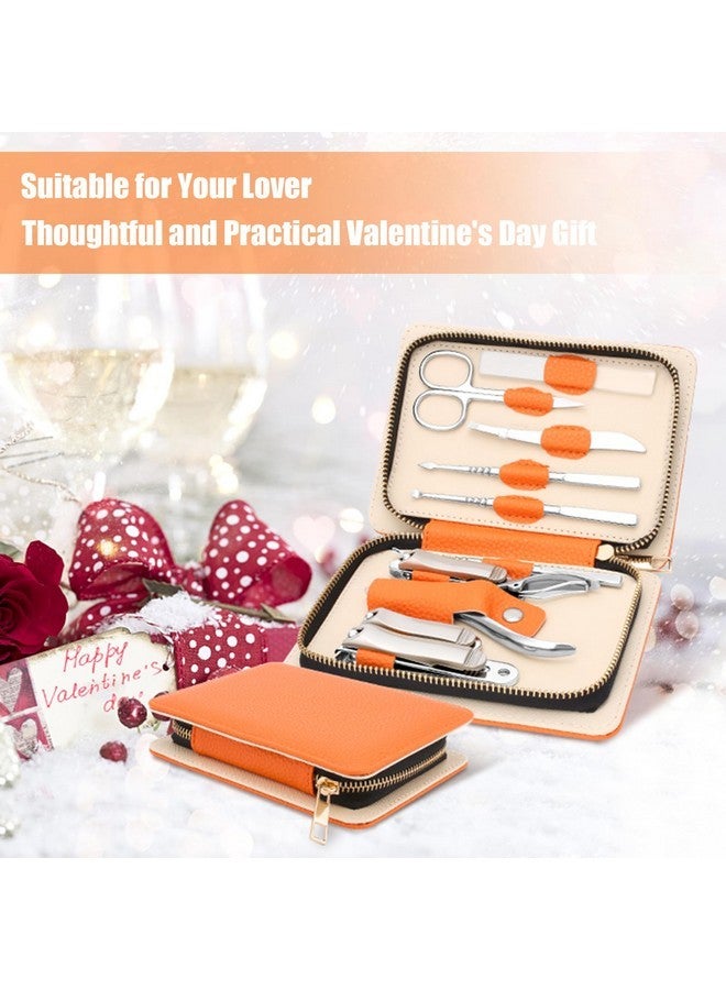 LifHap Professional Manicure Set For Adult,10-In-1 High-Grade Nail Cutter Ingrown Toenail Clippers Pedicure With Leather Travel Case.Heavy-Duty Stainless Steel Men Women Nail Care Grooming Kit. - Image 5