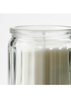 Graidient span Graidient span ikeaADLAD Scented Candle in Glass Scandinavian WoodsWhite 12 hr  - Image 2