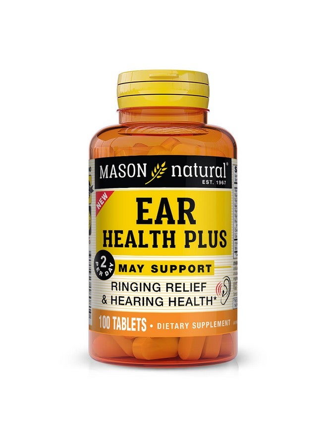 Mason Natural MASON NATURAL Ear Health Plus with B Vitamins, 50 Day Supply, Supports Normal Ear Health and Ringing  - Image 1