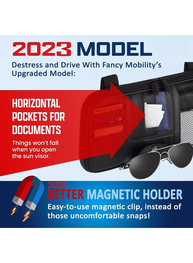Fancy Mobility Car Sun Visor Organizer - Image 2
