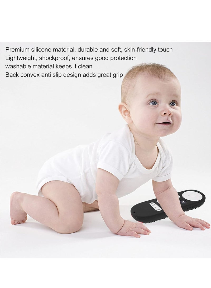 Silicone Protective Case for Chromecast with Google TV Remote (Black) - Image 3