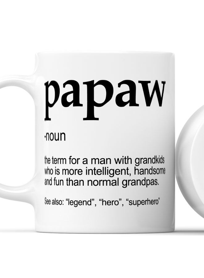 LIT Coffee Mug Funny grandpa DefinitionWhite Mug Funny Grandfather Definition Funny Grandfather gift - Image 2