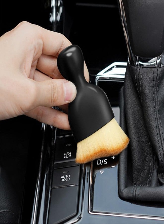 Professional Makeup Foundation Brush with Protective Cover, Ergonomic Handle, Black - Image 2