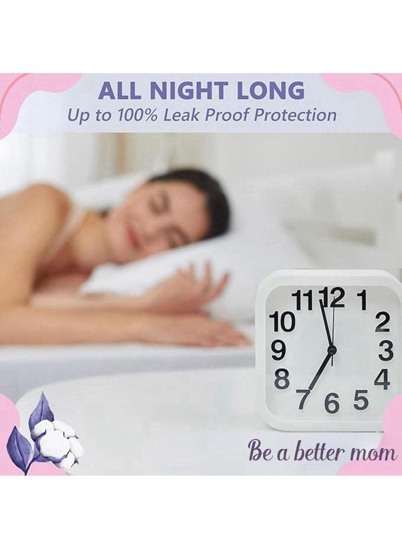 ميسكر 10 عبوات من سراويل الدورة الشهرية للحماية الصحية، 10 عبوات من الفوط الصحية ذات نمط السروال، ملابس داخلية واقية للنساء، متوسطة/كبيرة/كبيرة تسحب لأعلى - Image 5