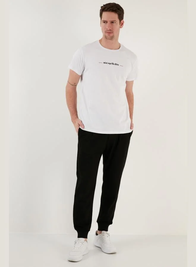 Buratti  Buratti Cotton Slim Fit Crew Neck T Shirt Men's T SHIRT 541WIND for Men | Best Price UAE