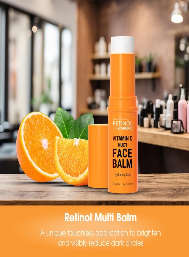 Retinol + Vitamin C Face Balm - Powerful Anti-Aging Moisturizer for Radiant, Youthful Skin, This Multi Balm Stick Hydrates, Reduces Fine Lines, and Boosts Glow for a Beautiful Complexion - Image 2