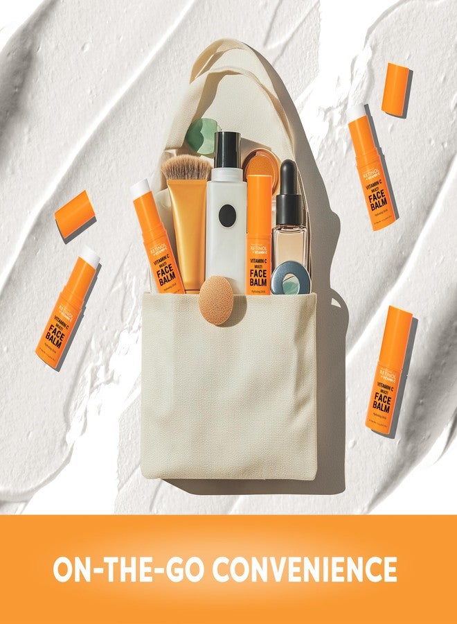 Retinol + Vitamin C Face Balm - Powerful Anti-Aging Moisturizer for Radiant, Youthful Skin, This Multi Balm Stick Hydrates, Reduces Fine Lines, and Boosts Glow for a Beautiful Complexion - Image 4