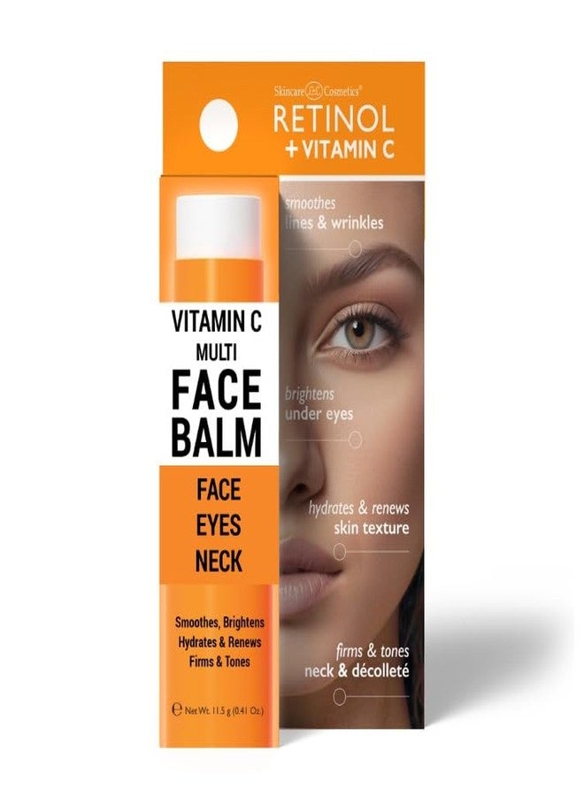 Retinol + Vitamin C Face Balm - Powerful Anti-Aging Moisturizer for Radiant, Youthful Skin, This Multi Balm Stick Hydrates, Reduces Fine Lines, and Boosts Glow for a Beautiful Complexion - Image 1