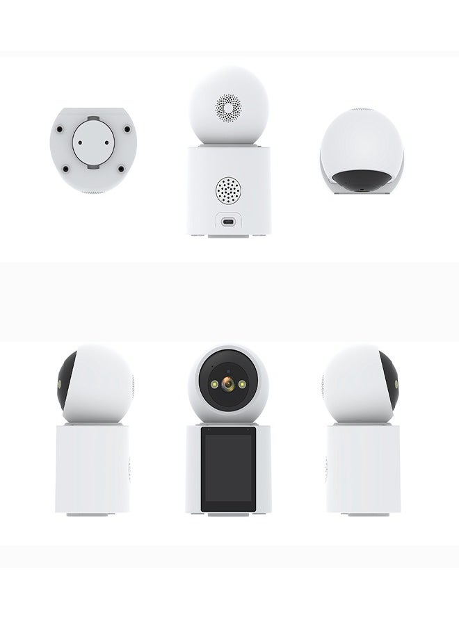 Baby Monitor Built-In Display One-Click Baby Call Two-Way Intercom Camera Intelligent Motion Tracking