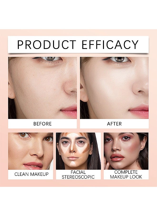 ثعبان البحر  Pink Face Makeup Highlighters, Shimmer & Glow Powder for Cheek Body Skin, Buildable Sparkle Makeup (باللغة الإنجليزية)  - Image 5