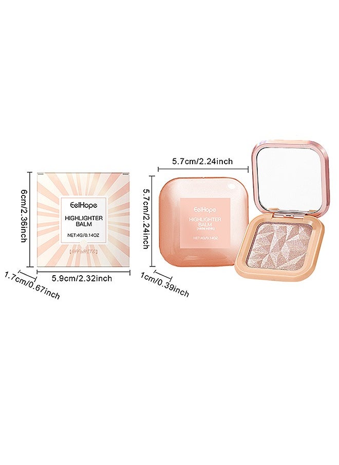 ثعبان البحر  Pink Face Makeup Highlighters, Shimmer & Glow Powder for Cheek Body Skin, Buildable Sparkle Makeup (باللغة الإنجليزية)  - Image 2