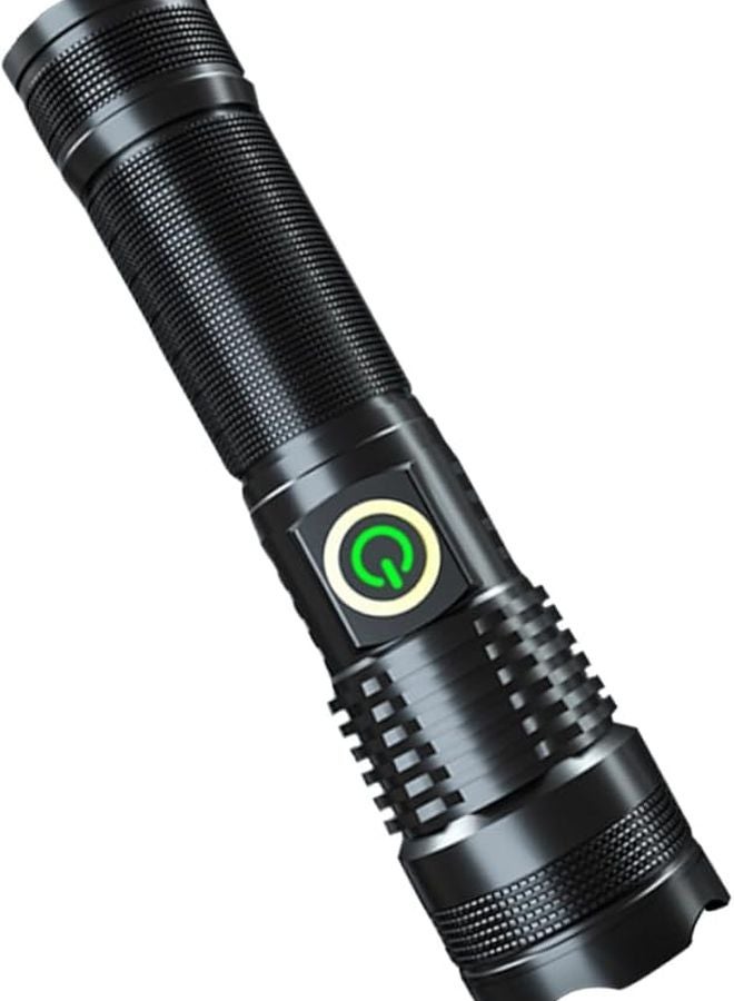 High Power 10000 Lumens Zoomable LED Flashlight USB Rechargeable For Outdoor Adventure - Image 2