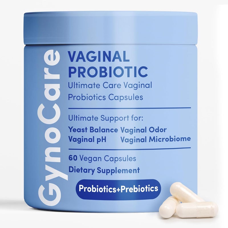 Terramed Just Think Comfort Vaginal Probiotics for Women pH Balance  Prebiotics  Probiotics for Women  Womens Welness for Vaginal Health  Odor Relief  60 Capsules - Image 1