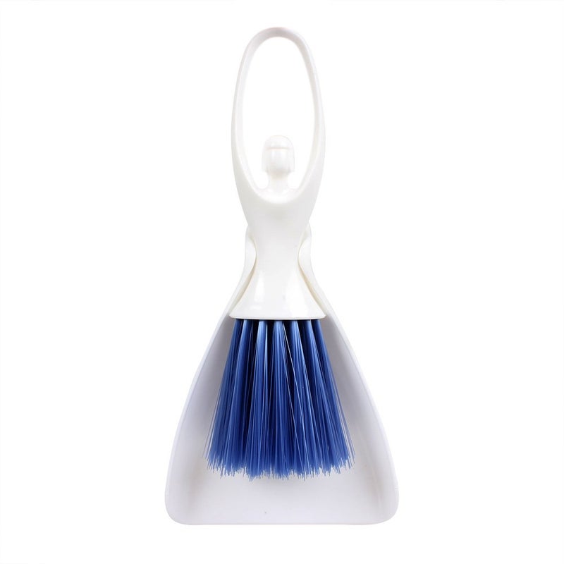 Jscarlife Mini Dustpan and Brush Deep Detail Cleaning Set Deep Gap Cleaning Tool Sweeping Up and Tidying Your Home Desk Countertop Key Board Cat Dog and Other Pets Dustpan